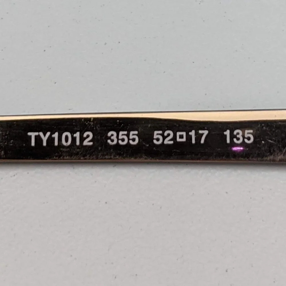 🕶️Tory Burch TY1012 355 Eyeglasses 52/17 135 /KAB114🕶️​ - Picture 3 of 6